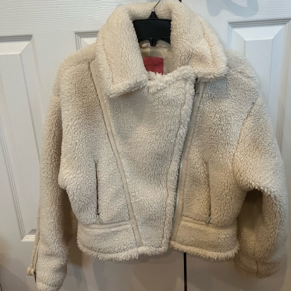 Sherpa bomber jacket